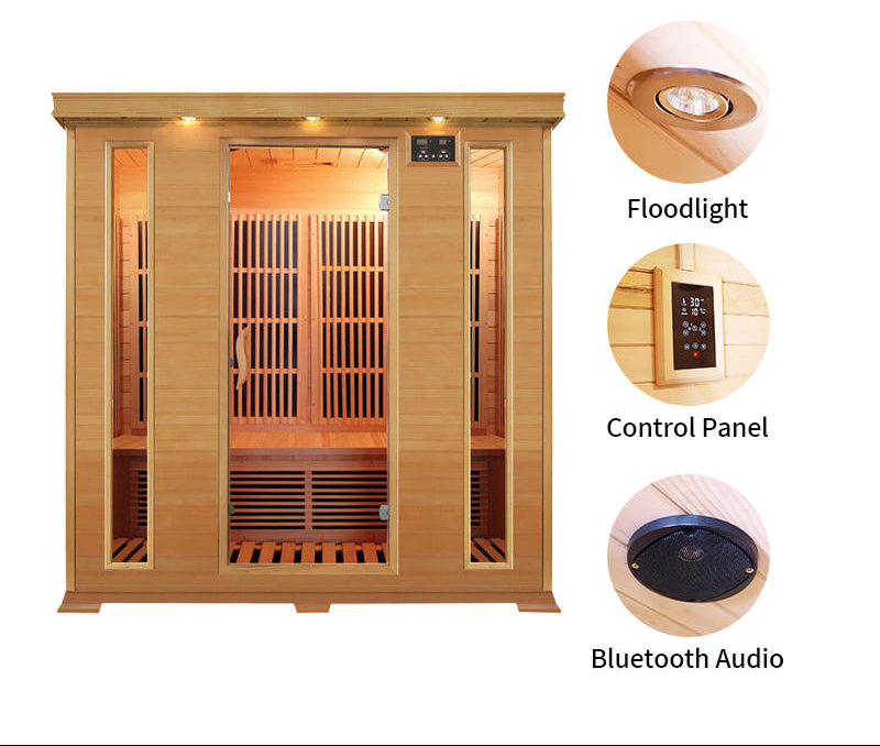 Infrared Sauna – Indoor with Color Light & Touch Screen