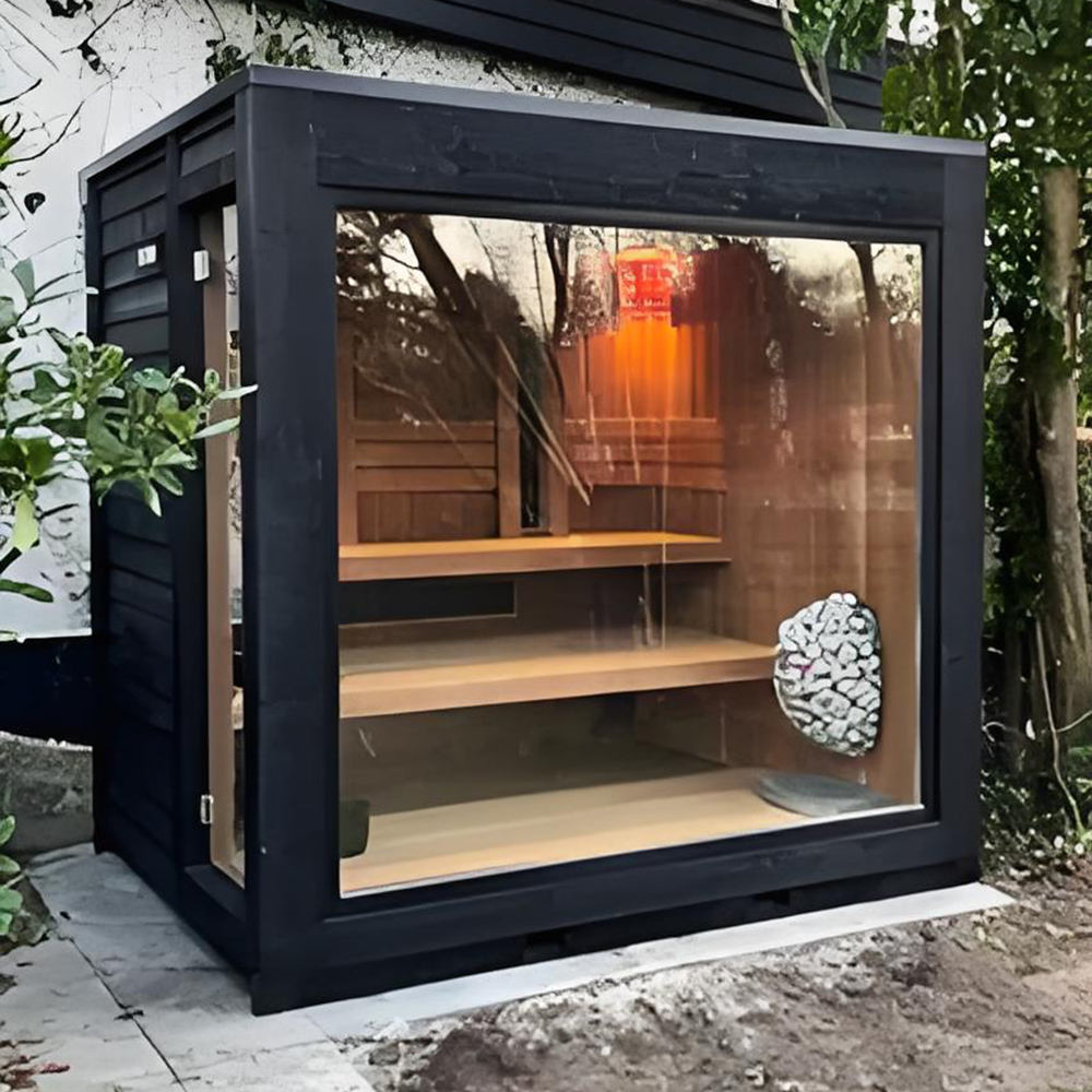 Outdoor Wooden Infrared Sauna – Electric & Wood-Fired Options