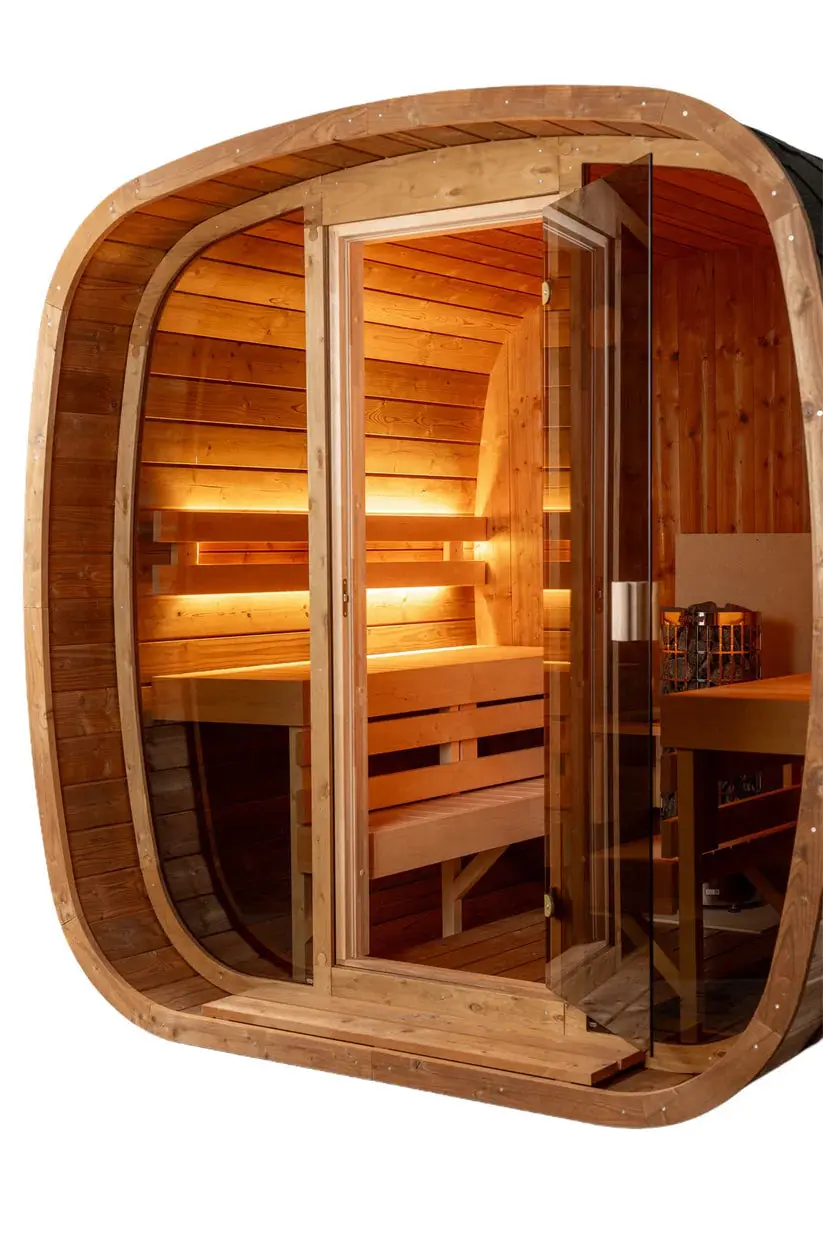 Auris Two Outdoor Cedar Sauna 2-Person