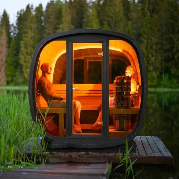 Auris Two Outdoor Cedar Sauna 2-Person